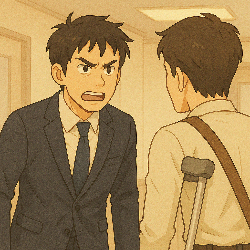 怒り心頭な男性