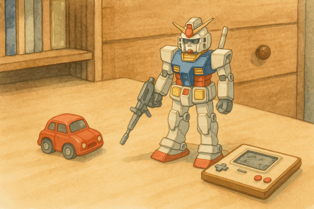 ガンダム、チョロQ、ゲームウォッチ