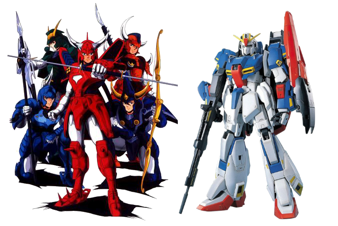 サムライトルーパー、Zガンダム