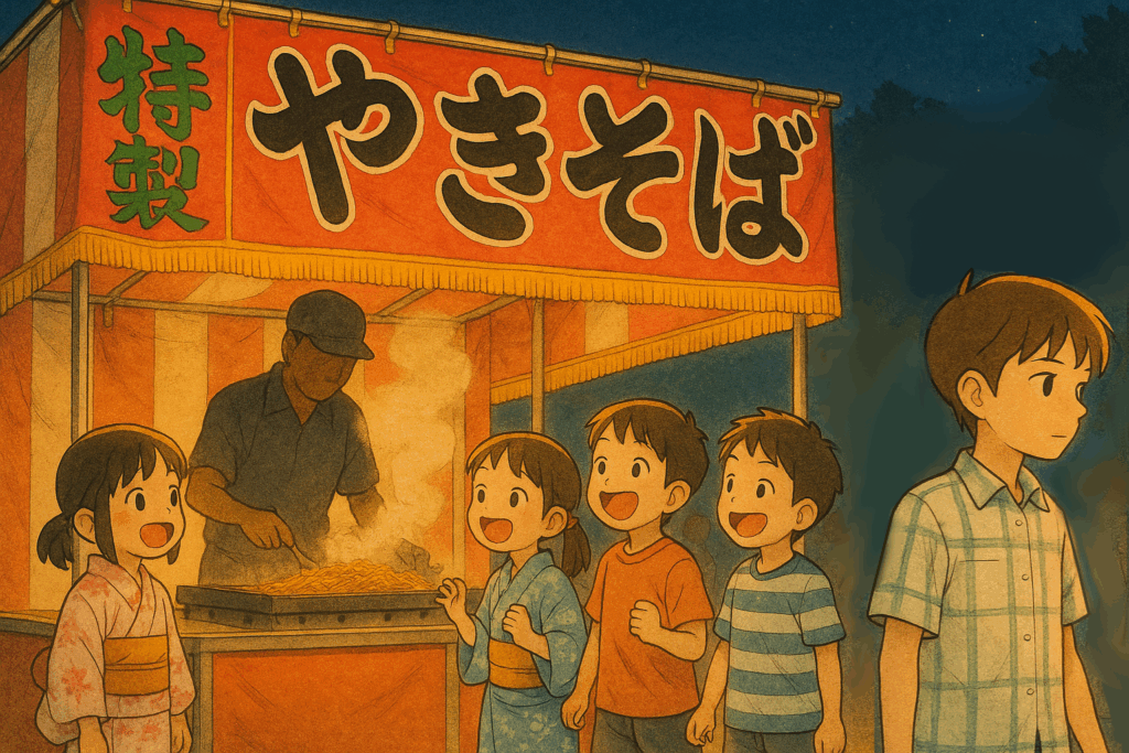 やきそばの出店
